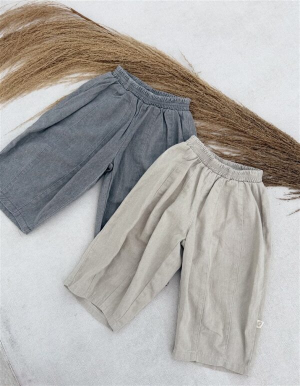 LITTLE LEAN STONE PANTS GREY