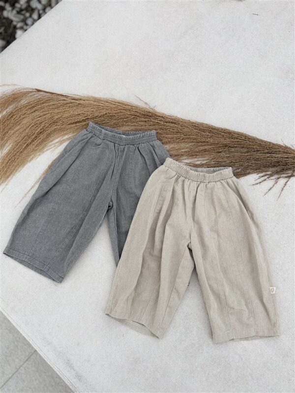 LITTLE LEAN STONE PANTS BEIGE