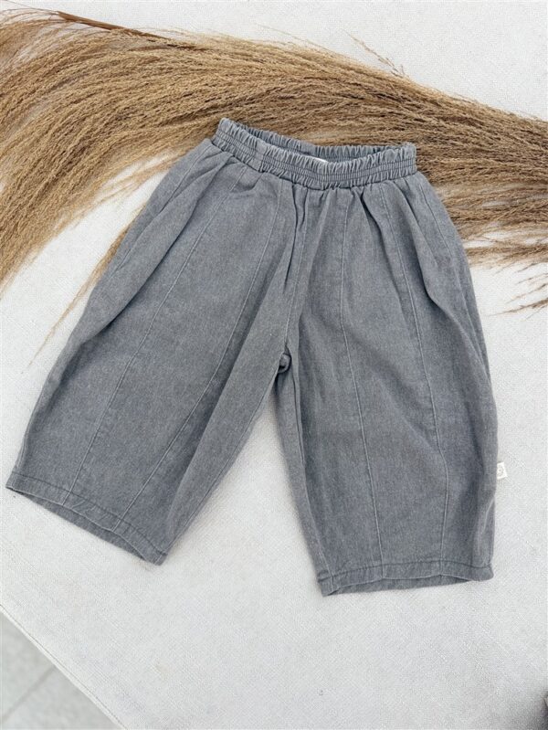 LITTLE LEAN STONE PANTS GREY