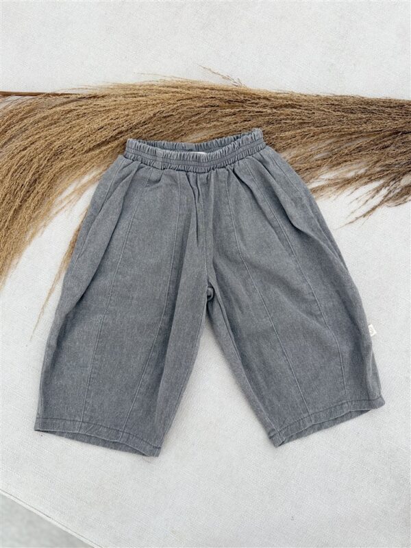 LITTLE LEAN STONE PANTS GREY