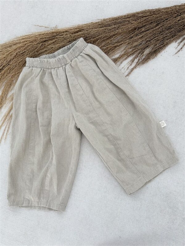 LITTLE LEAN STONE PANTS BEIGE