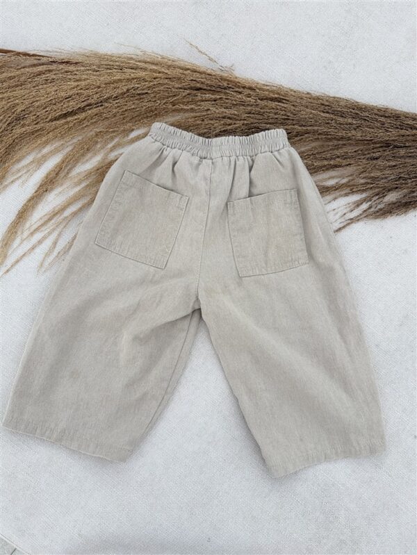 LITTLE LEAN STONE PANTS BEIGE