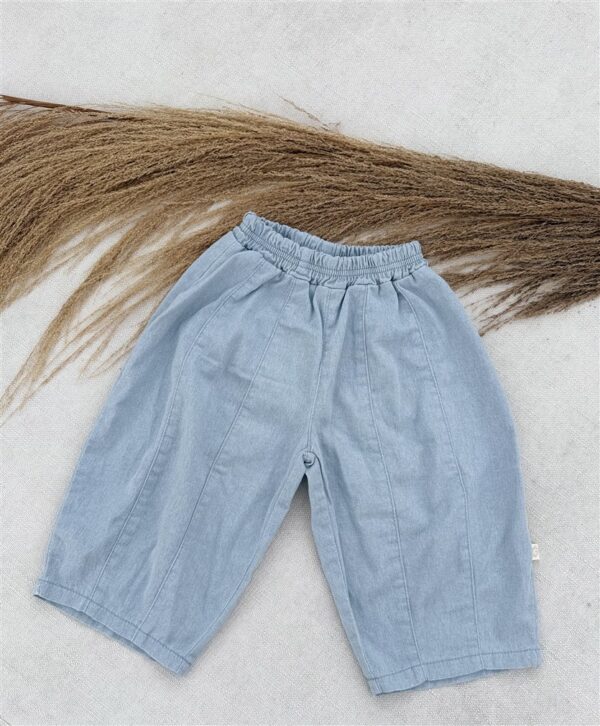 LITTLE LEAN STONE PANTS BLUE