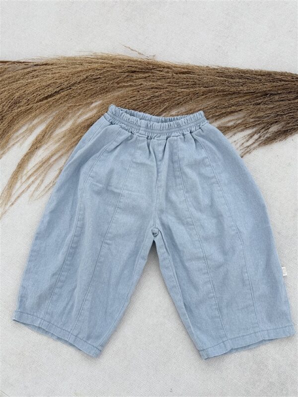 LITTLE LEAN STONE PANTS BLUE