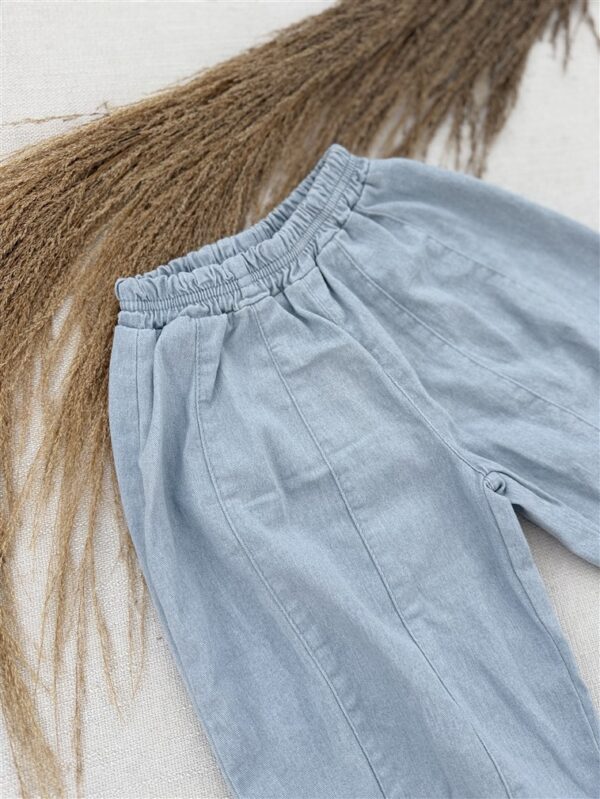 LITTLE LEAN STONE PANTS BLUE