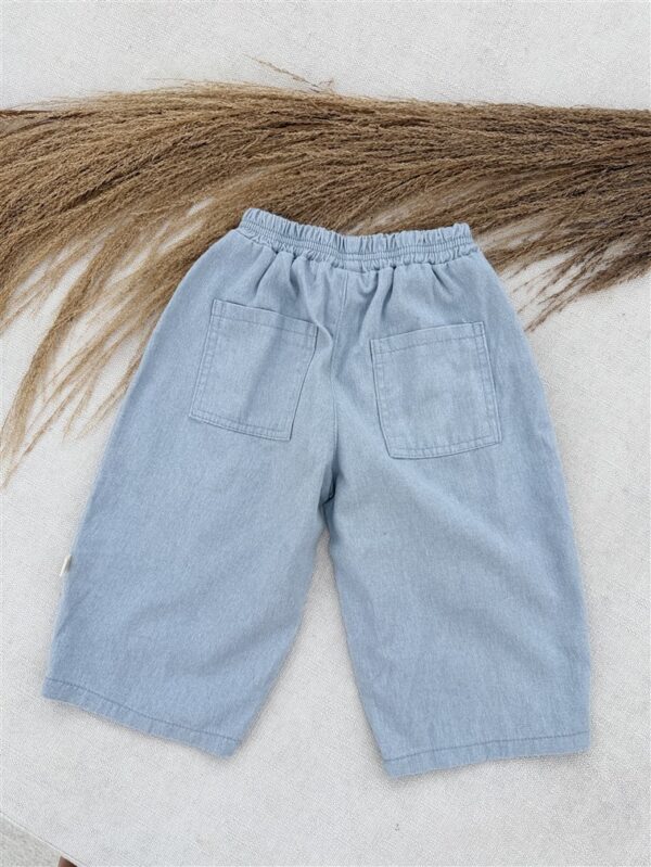 LITTLE LEAN STONE PANTS BLUE