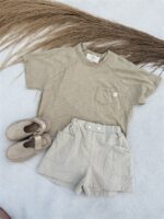 LITTLE LEAN ORIGINAL FINN TEE BEIGE