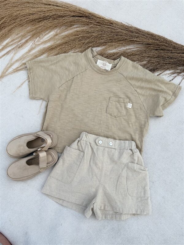 LITTLE LEAN ORIGINAL FINN TEE BEIGE