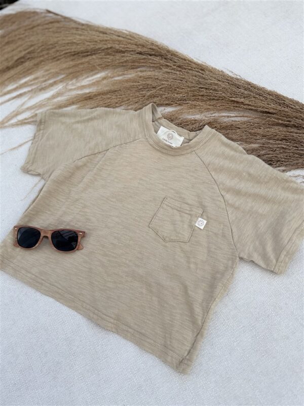 LITTLE LEAN ORIGINAL FINN TEE BEIGE