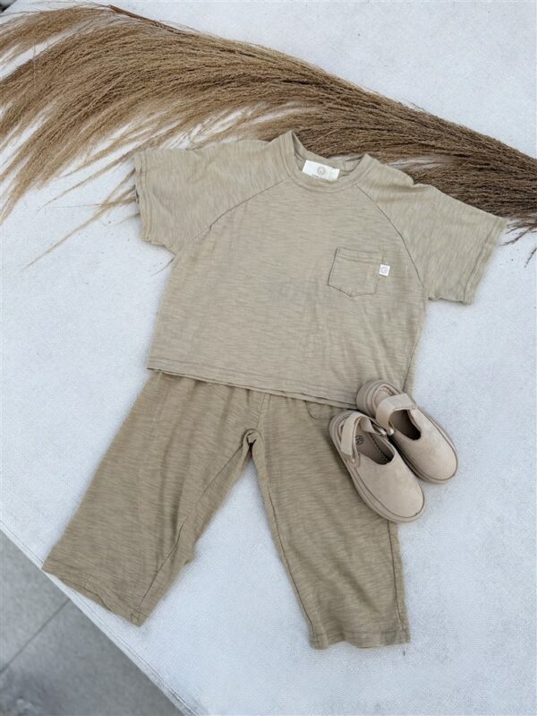 LITTLE LEAN ORIGINAL FINN TEE BEIGE