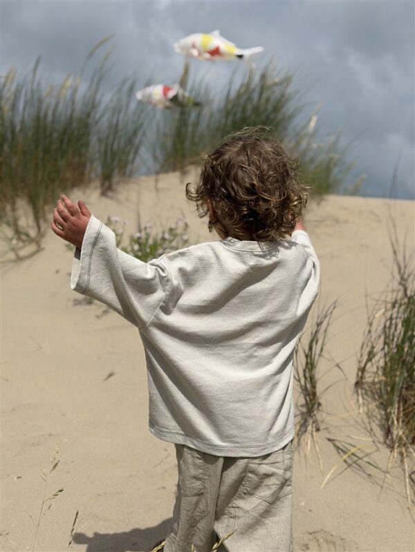 LITTLE LEAN Linnen Mood Pants 100%Linnen Beige
