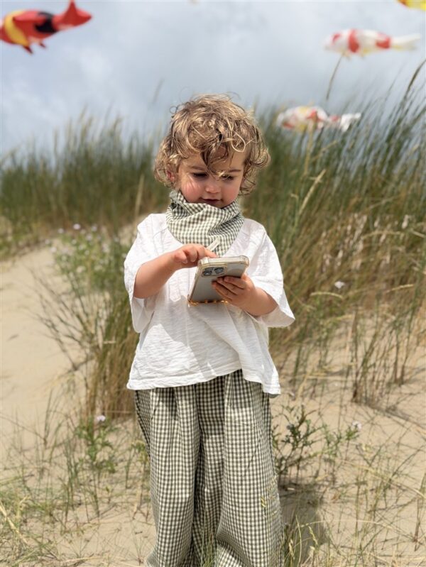 Ll Little Muse Pants Check Green