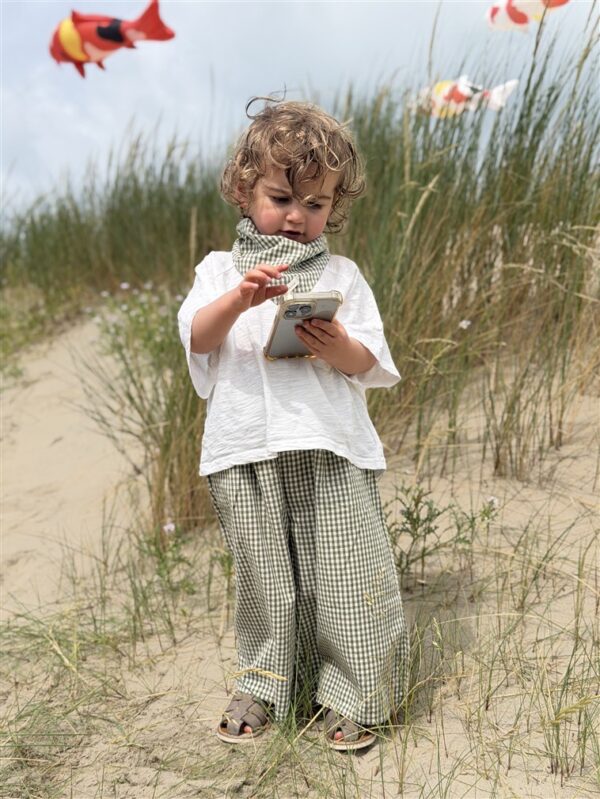 Ll Little Muse Pants Check Green