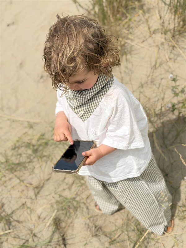 Ll Little Muse Pants Check Green