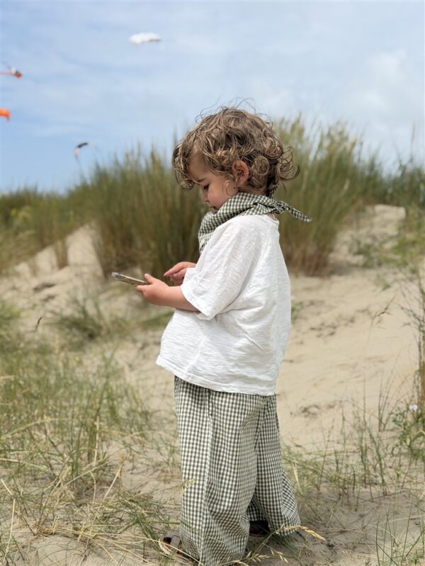 Ll Little Muse Pants Check Green