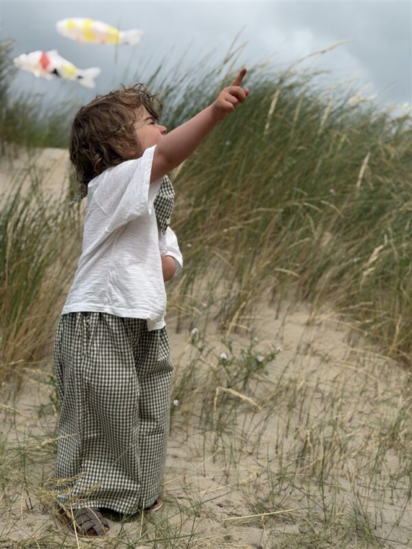 Ll Little Muse Pants Check Green