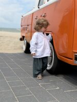 LITTLE LEAN Linnen Mood Pants Sage 100%Linnen