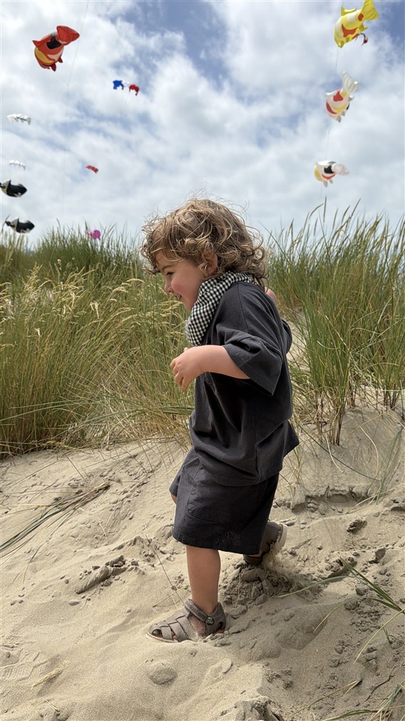 Ll Little Explorer Short 50%Linnen 50%Ka