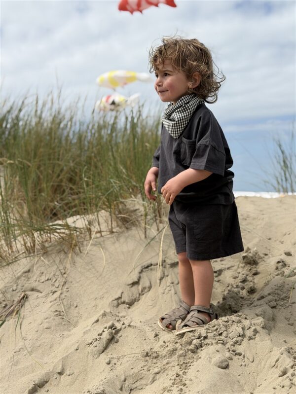 Ll Little Explorer Short 50%Linnen 50%Ka