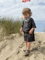 Ll Little Explorer Short 50%Linnen 50%Ka