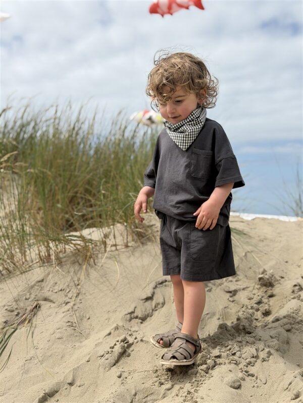 Ll Little Explorer Short 50%Linnen 50%Ka