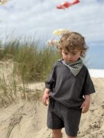 Ll Little Explorer Short 50%Linnen 50%Ka
