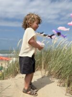 Ll Little Explorer Short 50%Linnen 50%Ka