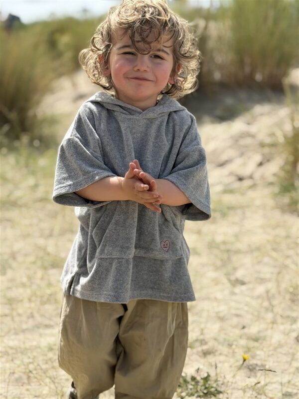 LITTLE LEAN Curve Pants Cotton Beige