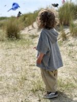 LITTLE LEAN Curve Pants Cotton Beige