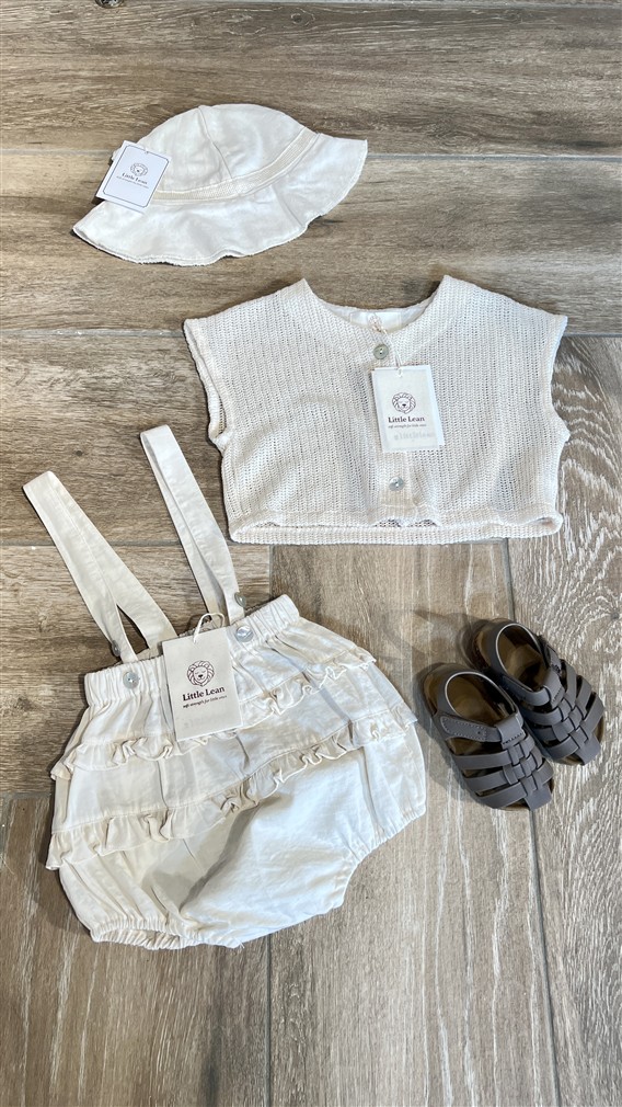 Ll Baby Ruffle Bloomer Cream