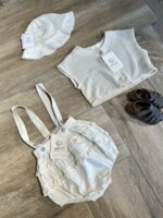 Ll Baby Ruffle Bloomer Cream