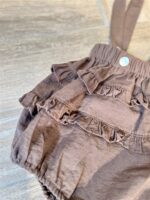 Ll Baby Ruffle Bloomer Brown