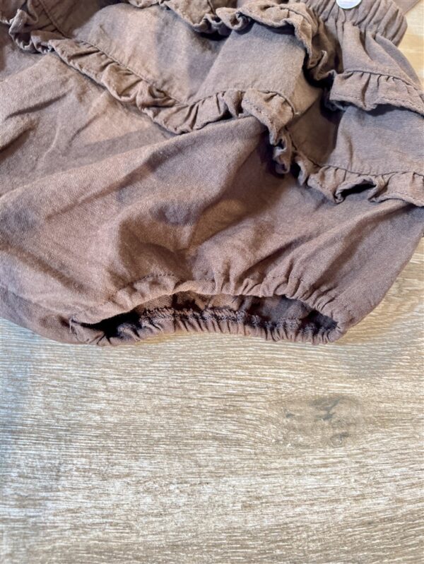 Ll Baby Ruffle Bloomer Brown