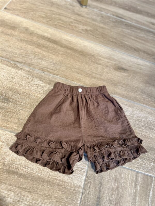Ll Ruffle Bloom Short Brown