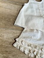 Ll Ruffle Bloom Short Cream