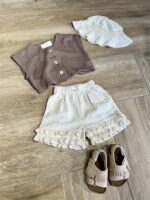 Ll Ruffle Bloom Short Cream