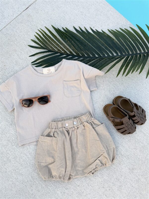 Ll Cloud Pocket Tee Beige