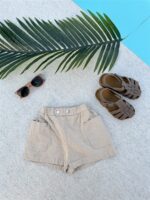 Ll Little Explorer Shorts 50%Linnen 50%K