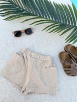 Ll Little Explorer Shorts 50%Linnen 50%K