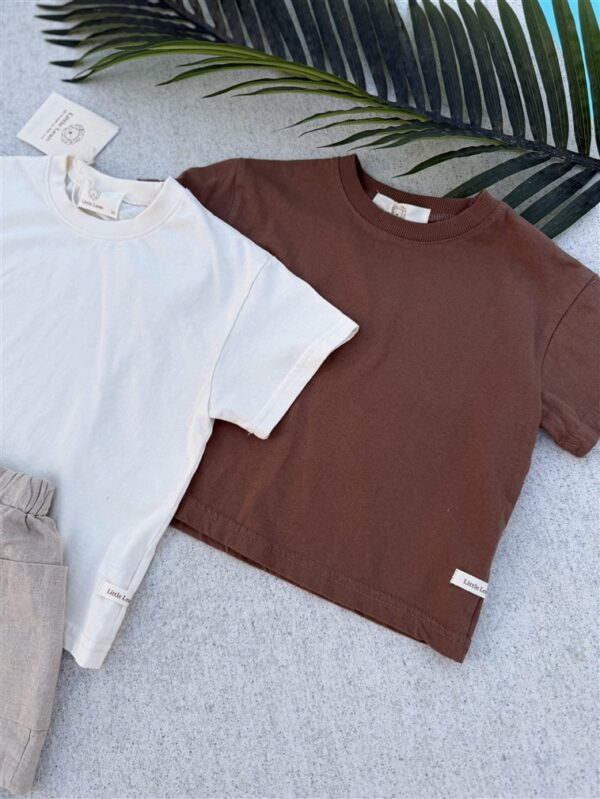 Ll Plain Short Sleeve Tee Brown