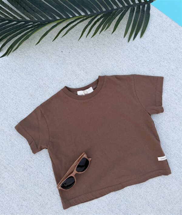 Ll Plain Short Sleeve Tee Brown