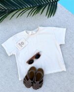 Ll Plain Short Sleeve Tee Cream