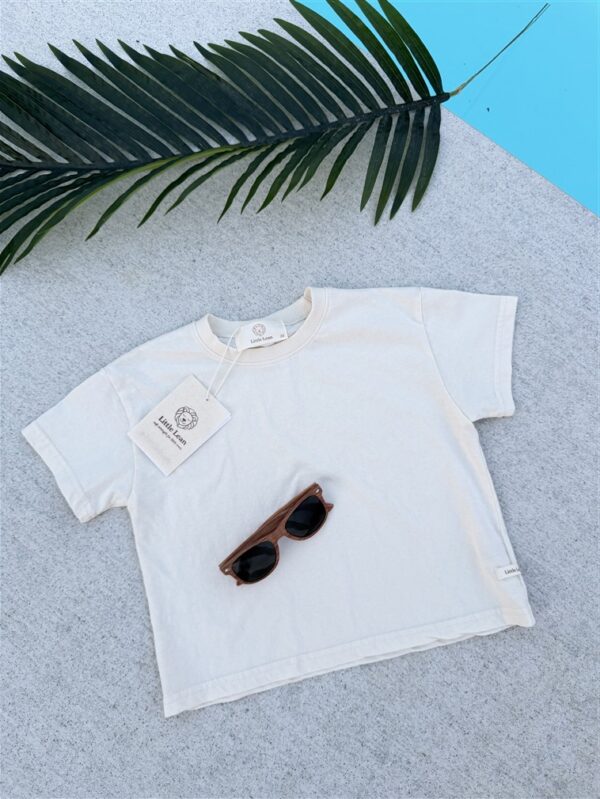 Ll Plain Short Sleeve Tee Cream