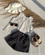 Ll Little Explorer Short 50%Linnen 50%Ka