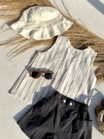 Ll Little Explorer Short 50%Linnen 50%Ka