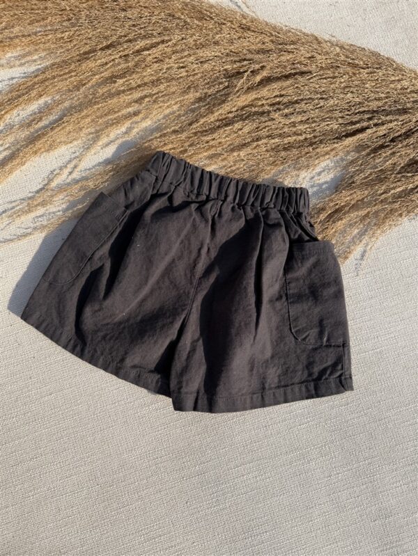 Ll Little Explorer Short 50%Linnen 50%Ka