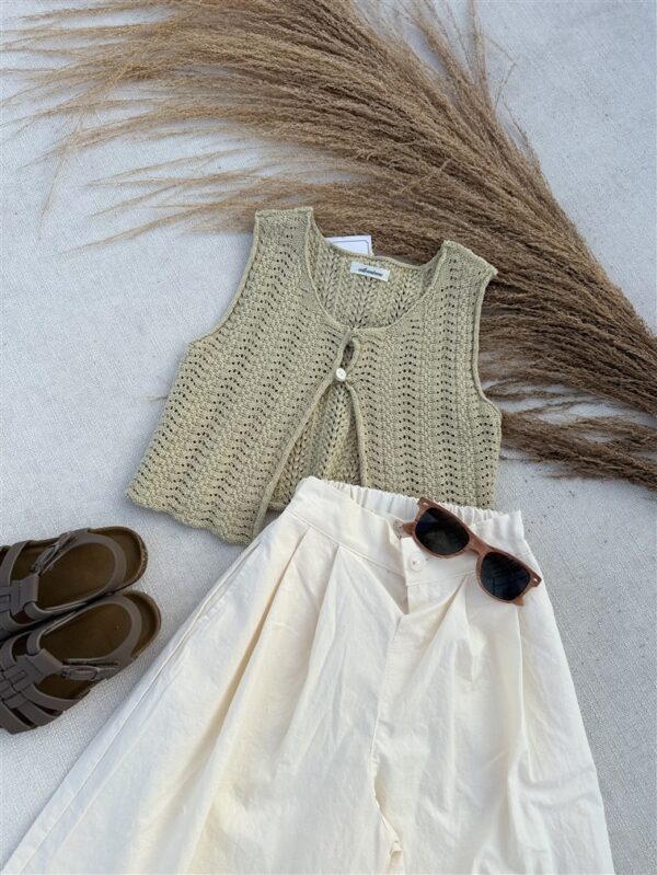 Coco Knit Vest Gehaakt
