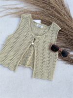 Coco Knit Vest Gehaakt