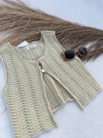 Coco Knit Vest Gehaakt