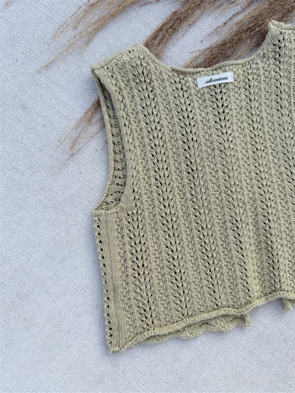 Coco Knit Vest Gehaakt